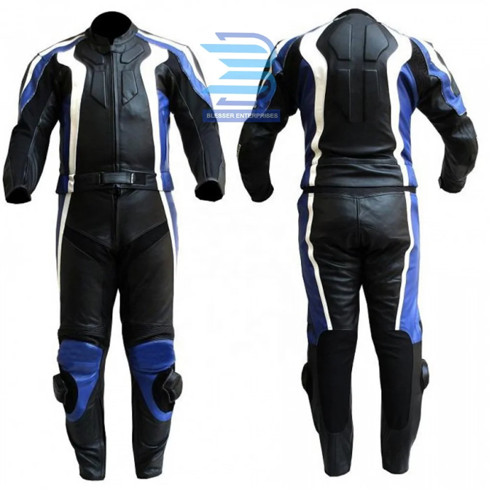 New Men Casual Motorbike Vest Waistcoat Vest Motorcycle 100% Cowhide Leather Full Safety Motorcycle Road Racing Suit