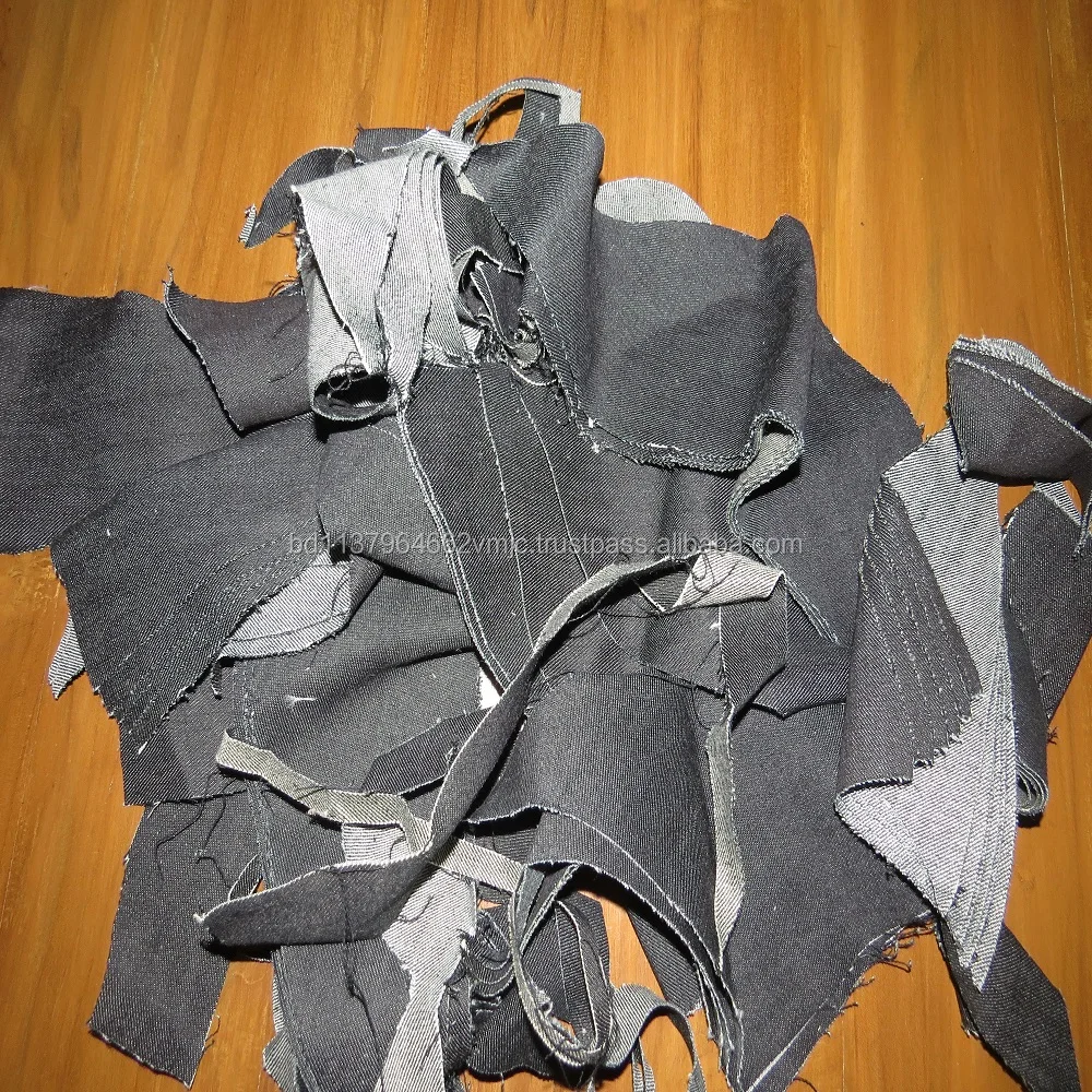 TC/Lycra/cotton Denim clips Waste