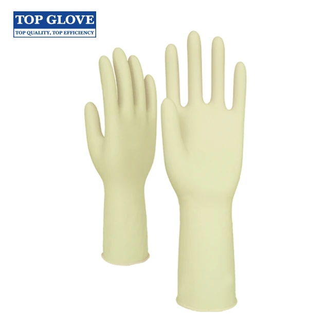 TOP GLOVE High Quality Natural Latex Surgical Hand Gloves Examination Glove Malaysia