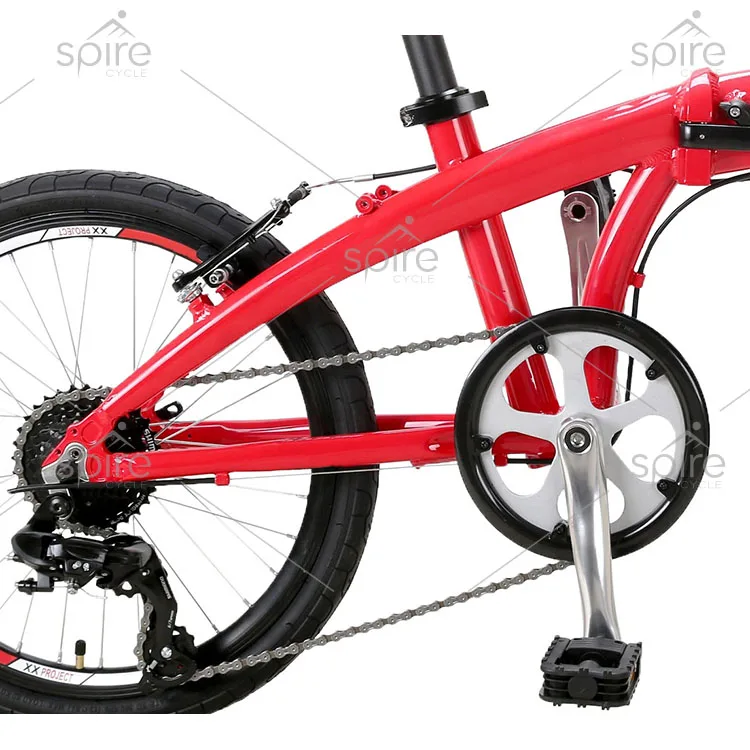 Custom 20 inch alloy folding bike for wholesales