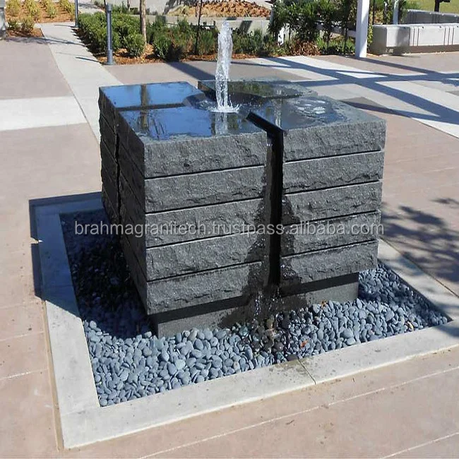 outdoor landscape ball water feature