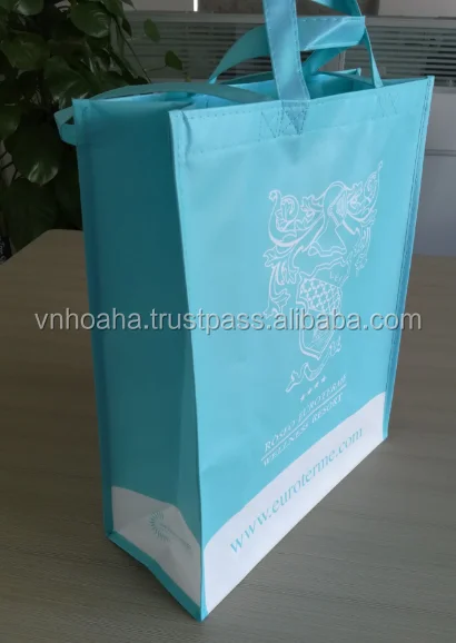 HOAHA vietnam made reusable non woven pp bag at cheap price, shiny and mat BOPP