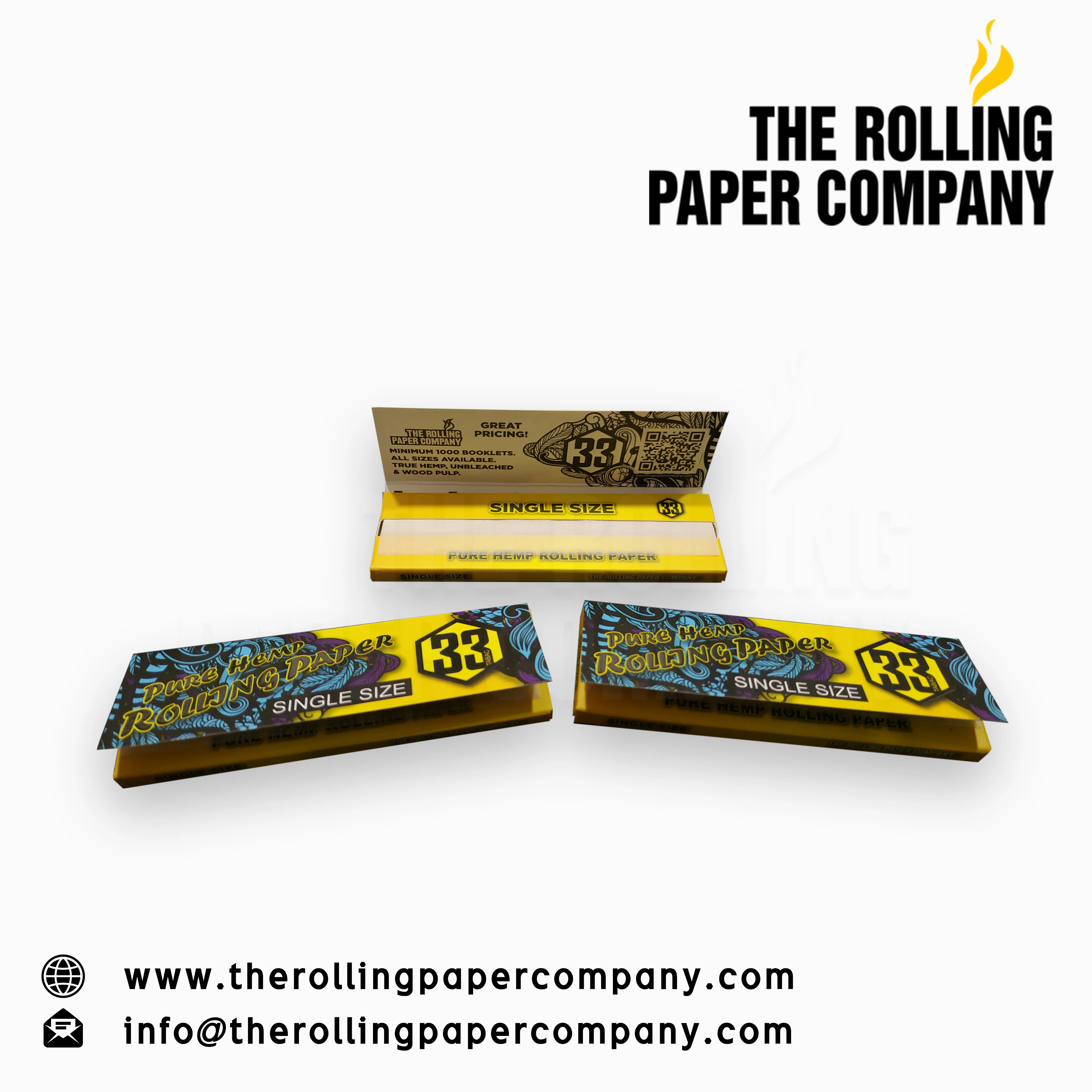
Ultralight Top Quality Pure Hemp Rolling Paper for Smoking 
