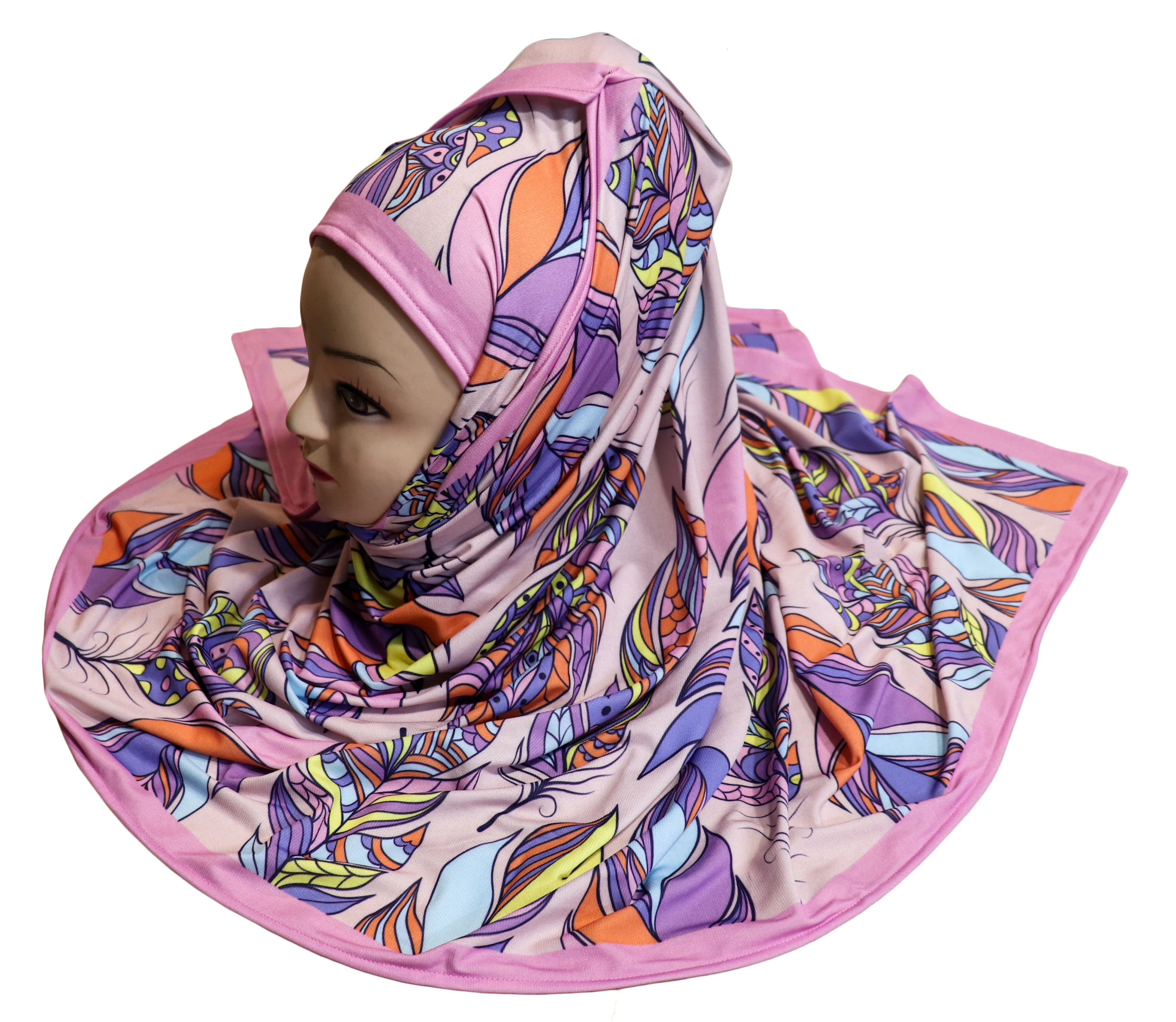 Newest Fashion Luxury Digital Printed Jersey Hijab Scarf