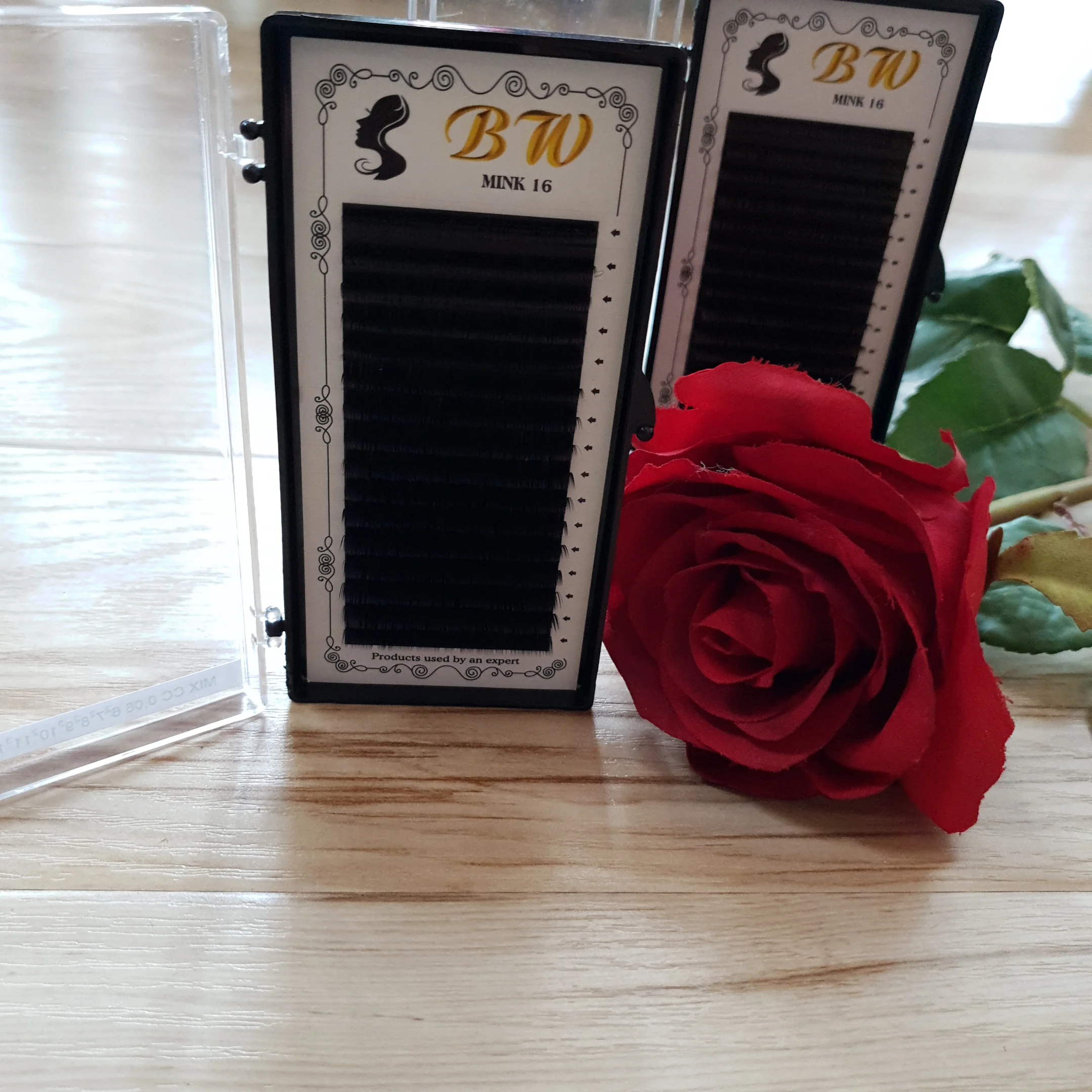 
hot sale!!! Super black fiber mink & silk eyelash extension tray good quality Korea of the manufacturing in Vietnam 