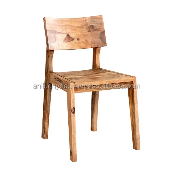 Indian solid wooden chair/Natural rosewood dining chair