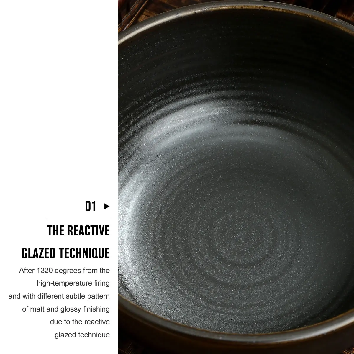 Factory direct wholesale ceramic large soup bowl,Porcelain rice bowl,Matte black salad bowl for restaurant and hotel