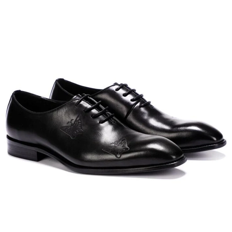 Роскошные Брендовые мужские туфли ручной работы из телячьей кожи классические туфли в итальянском стиле мужские деловые свадебные туфли