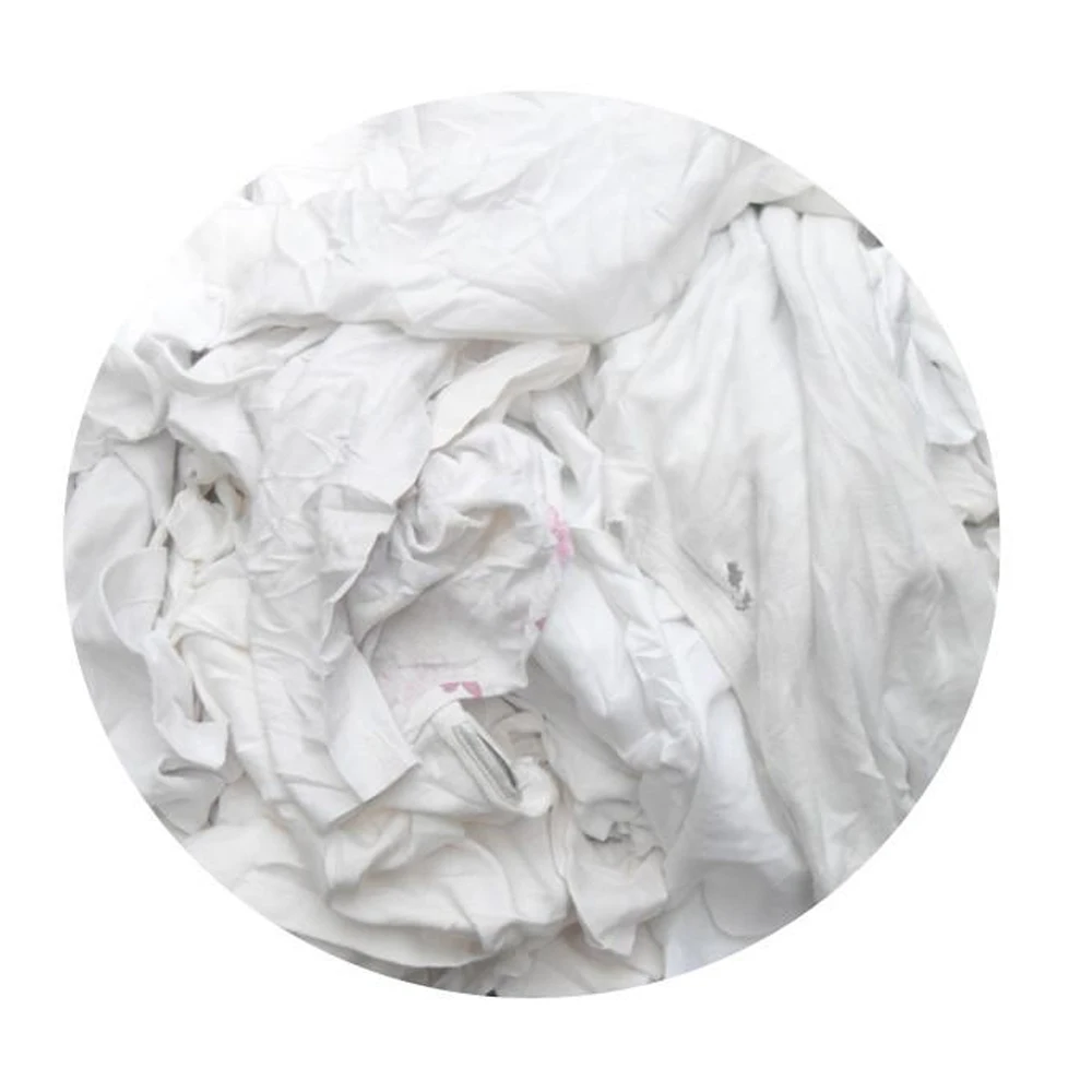100% Cotton White Recyclable Rags / Cotton Wiping Rags
