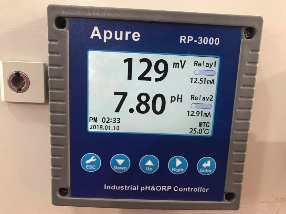 
Apure Industrial hydroponic orp ph controller multiparameter water quality meter analyzer 