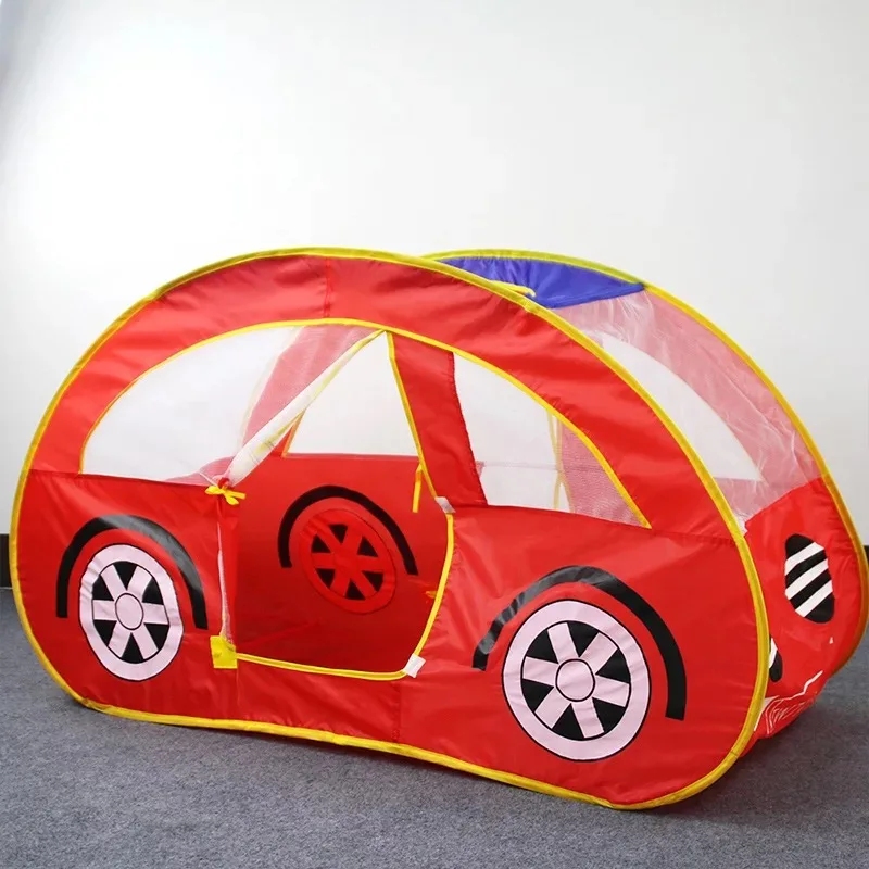 Kids Play Tent  Car Play Tent Fire Truck Mini Driver Play House Indoor Outdoor Pop Up Tent