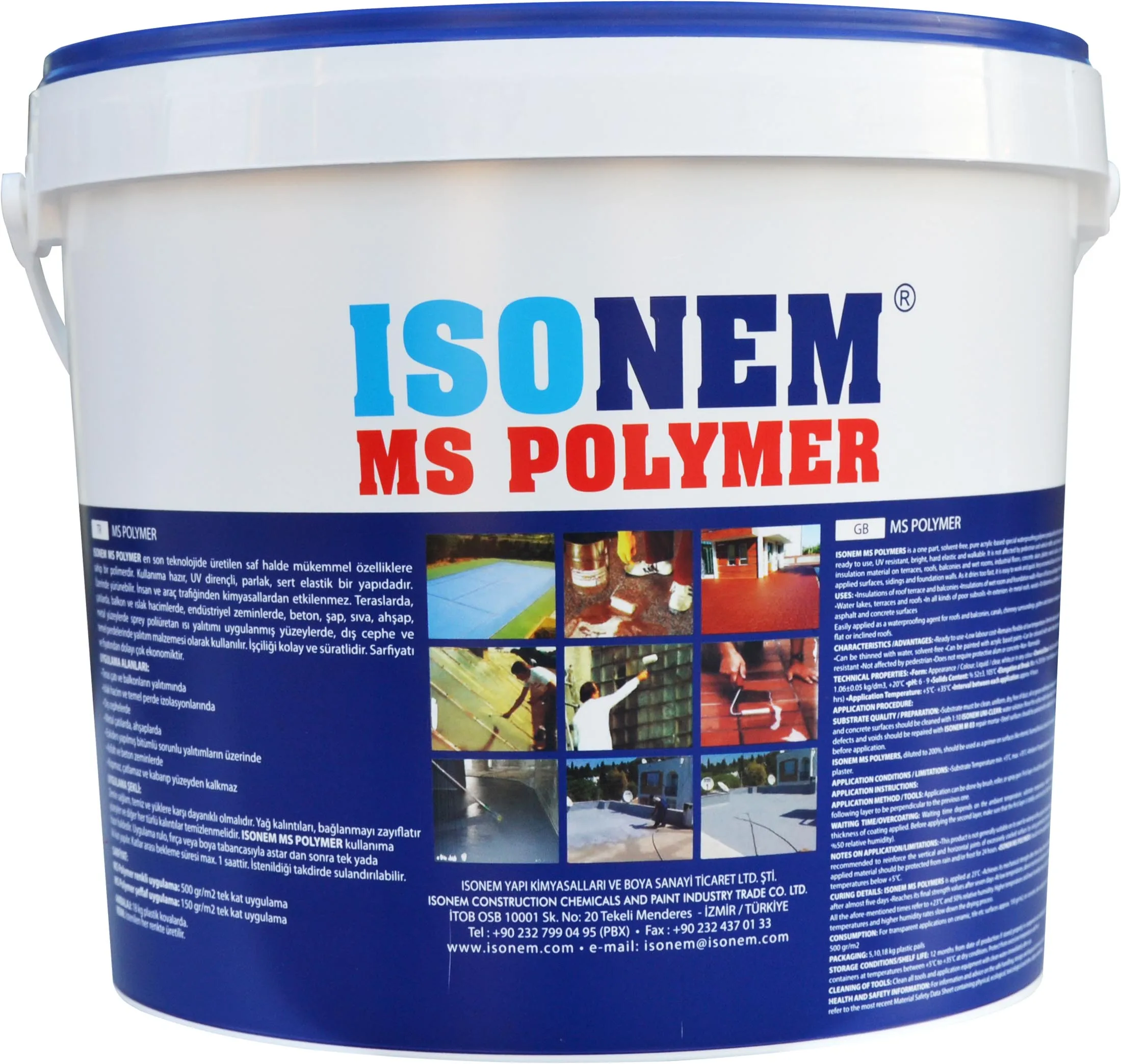 MS POLYMER HIGH TECHNOLOGY STRONG WATERPROOFING MATERIAL, 10 KG PAIL