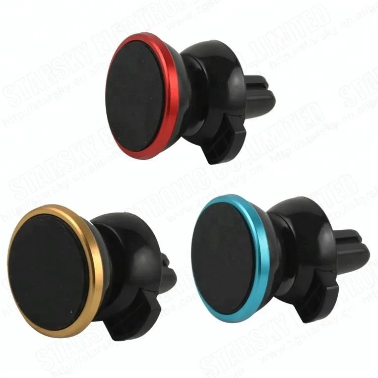 Starsky Universal Magnetic Air Vent Mobile Phone Holder for Car, Smart Phone Mount with One Button Design