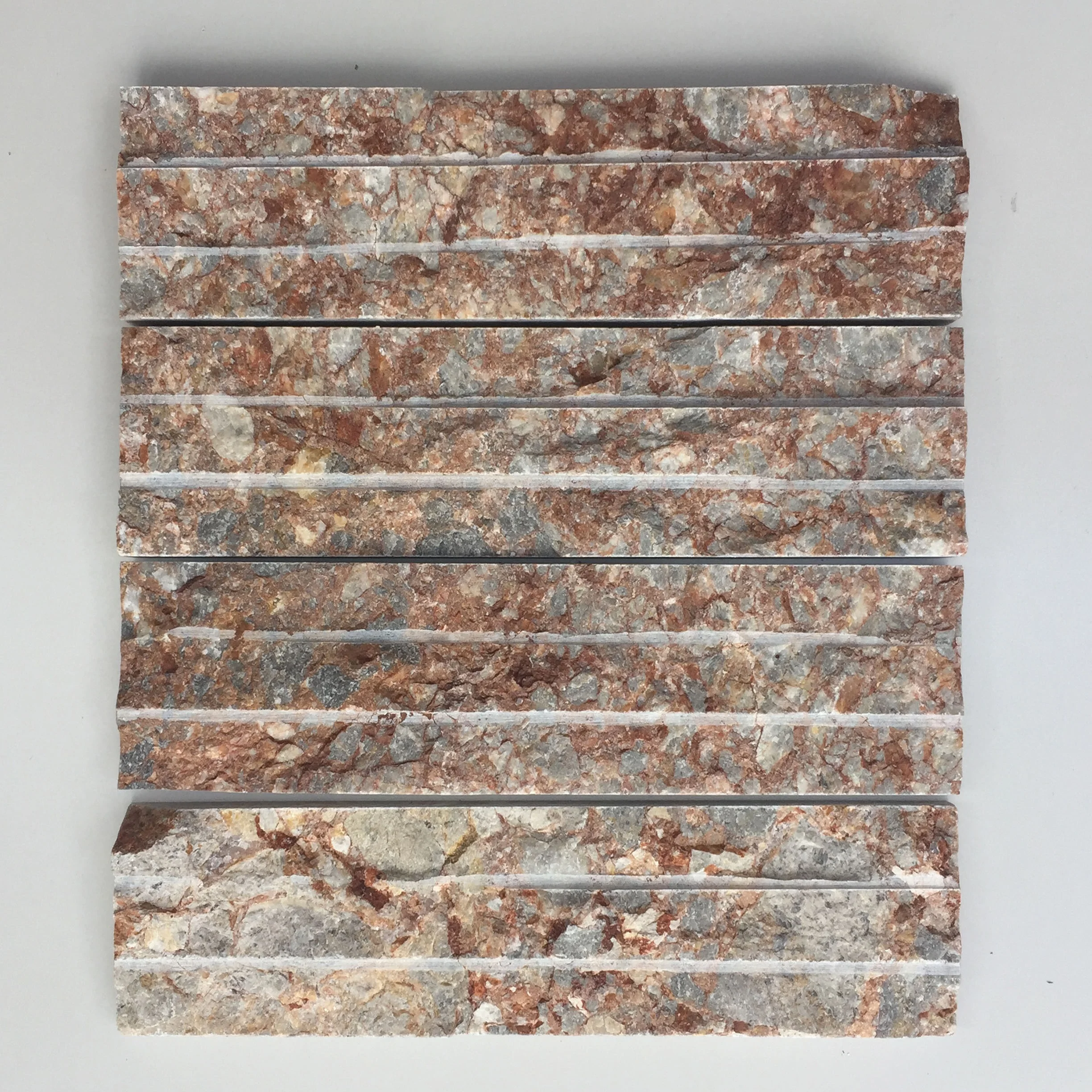 MULTICOLOR SAWN CHISELED NATURAL MARBLE STONE