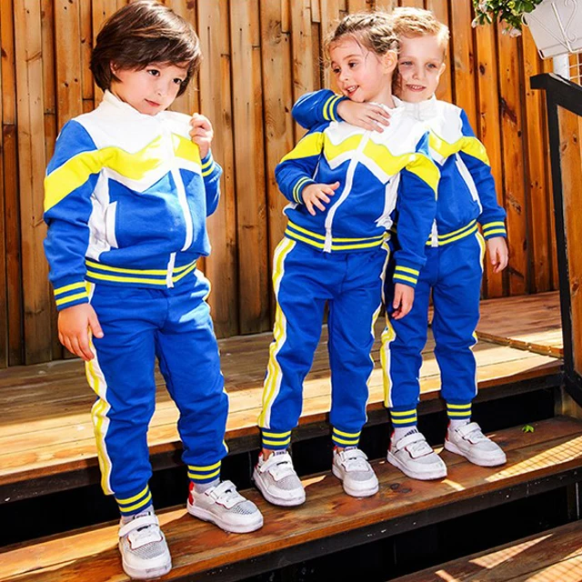 Latest design kindergarten school uniform for winter wear