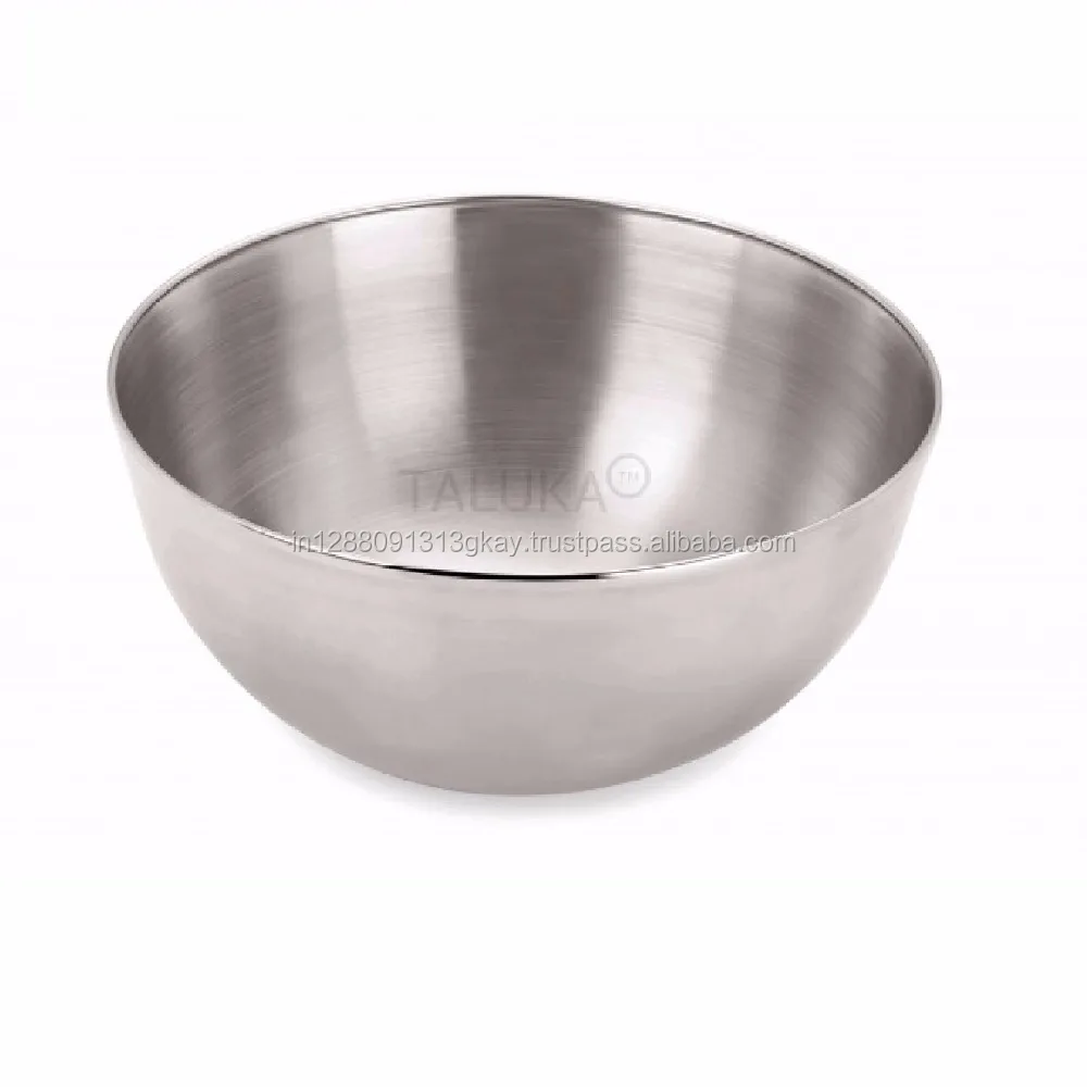 Indian manufacture inside beading stainless steel bowl
