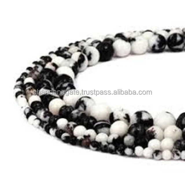 stone beads zebra jasper bead stone jewelry Loose Smooth gemstone healing crystal necklace beads natural crystal wholesaler