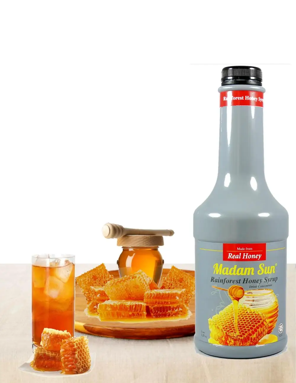 Rainforest Honey Syrup Drink Concentrate/ Honey Syrup Concentrate/Honey Drink Puree