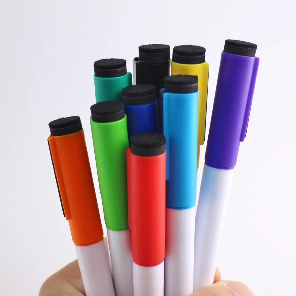 Factory Price Easy Dry Erase Whiteboard Marker Pen Colored Ink with Magnet and Eraser