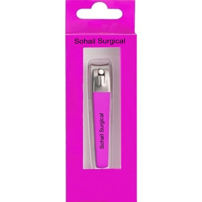 pink color nail clipper