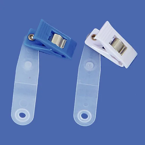 
Good quality paper clip Multi function white clip Plastic spring binding clip 