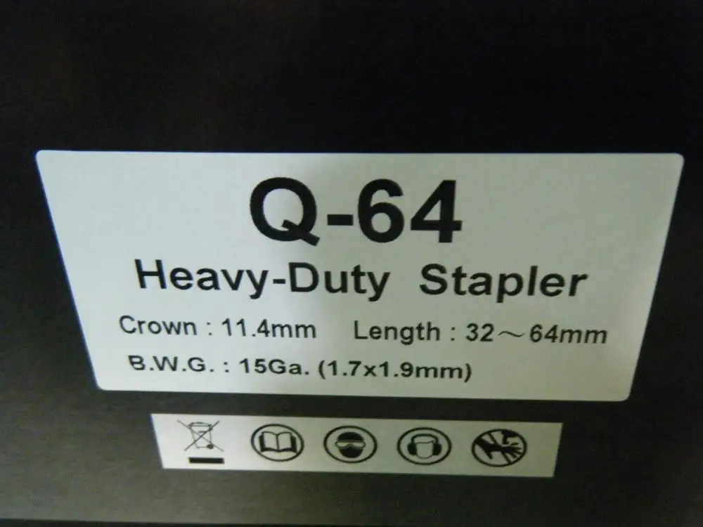 APLUS Q-64 15GA 11 4 мм Корона SENCO Q пневматический степлер облегченный алюминиево-магниевого сплава