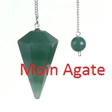 High Quality Green Aventurine 6 Faceted Pendulum Crystal Pendulum Gemstone Green Aventurine Pendulum For Sale