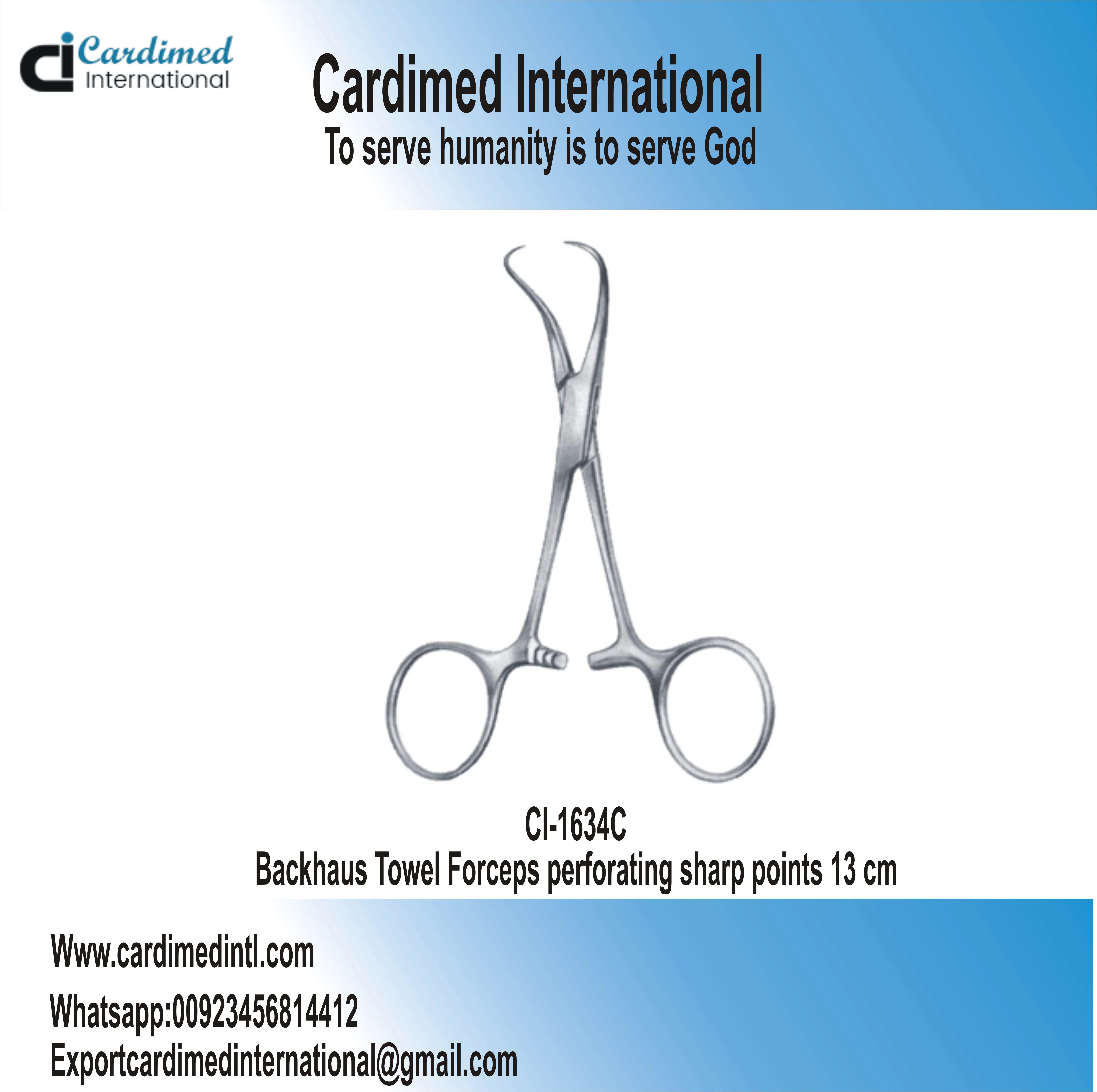 Backhaus Towel Forceps / Backhaus Towel Clamp / Towel Forceps