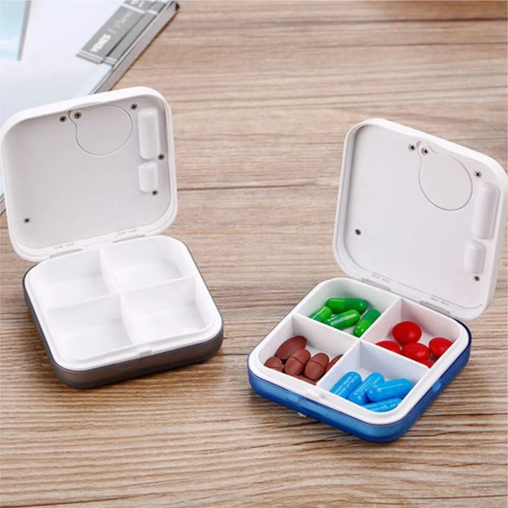 Unique Electronics 5 Alarm Pill Box Organizer with Vibration Alarm Reminder