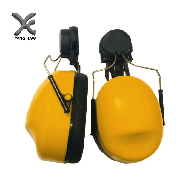 
PPE Safety Helmet Soundproof Mounted Ear Muffs for Industry 