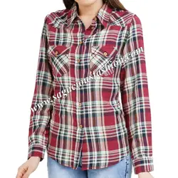 Export Oriented Best Quality Women Ladies Shirt 100% Cotton Hot Selling Direct Factory Manufacture Export From Bangladesh