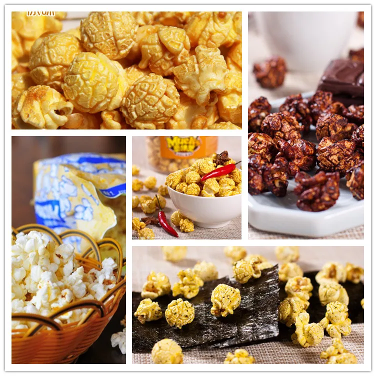 Big capacity automatic gas / electric popcorn machine commercial popcorn making machine