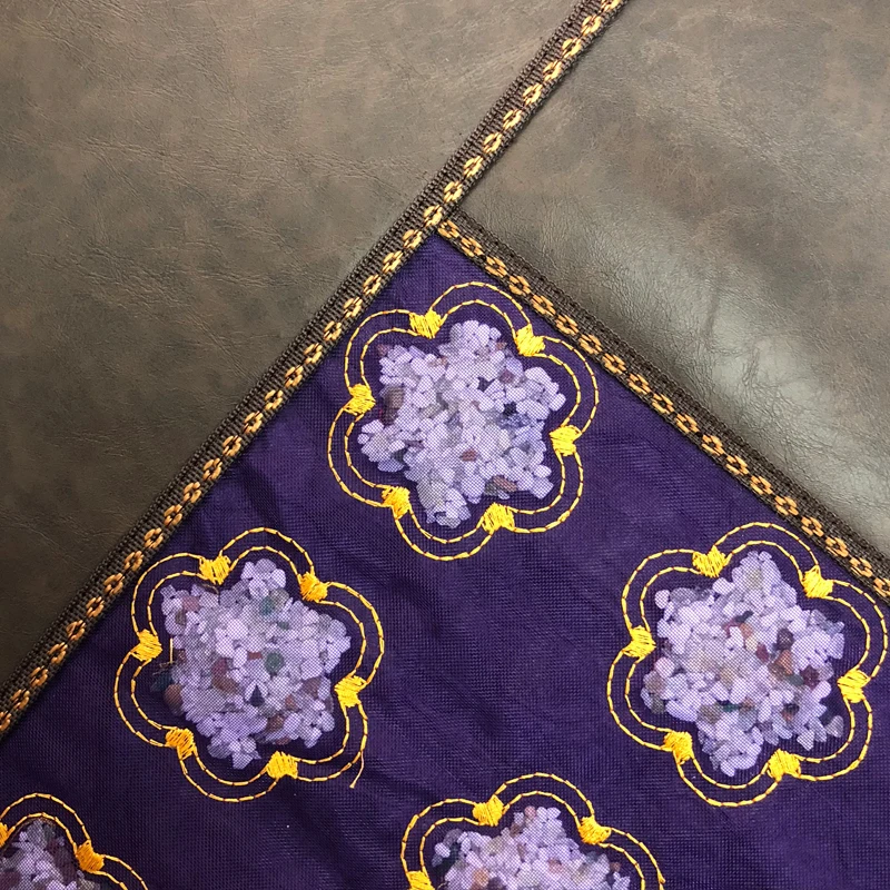 Electric heating  therapy  pemf massage amethyst mat