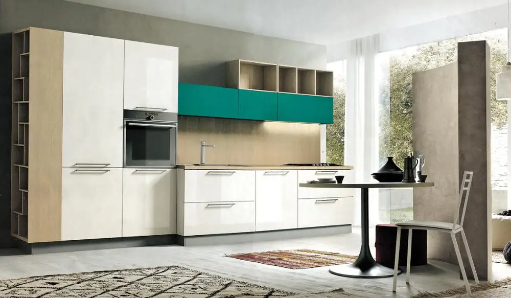 customized classic white kitchen cabinets