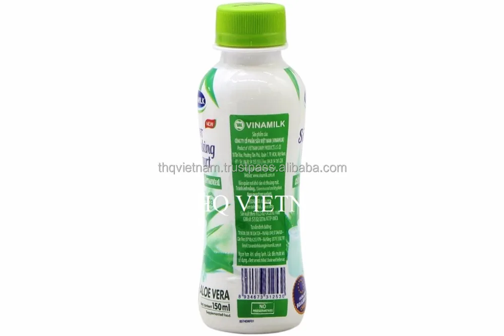 
[THQ VIETNAM ] Vinamilk UHT Drinking Yogurt Aloe Vera 150 ml*24bottles 