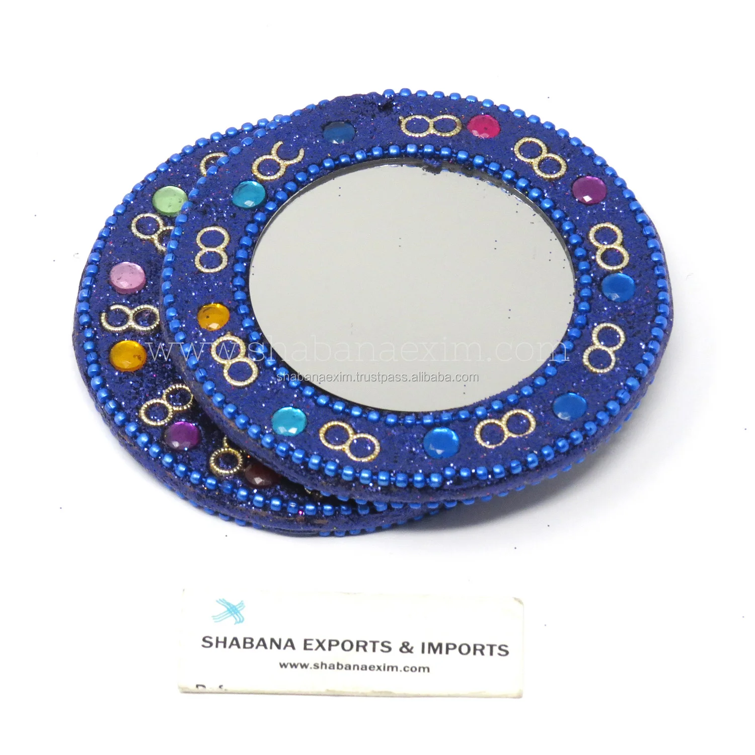 Wholesale Cosmetic Makeup Mirrors Compact Small Round Pocket Mirrors