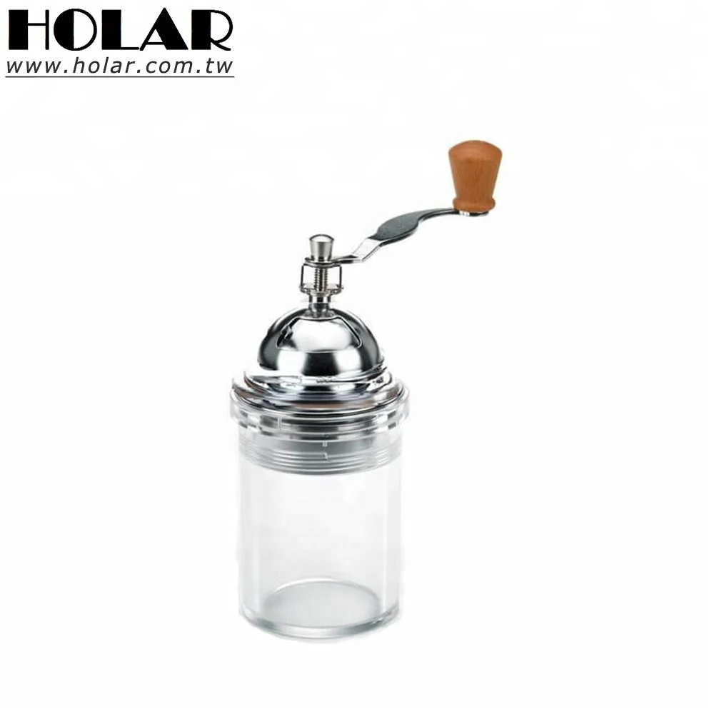 [Holar] Taiwan Made Portable Hand Crank Coffee Mill with Ceramic Grinder