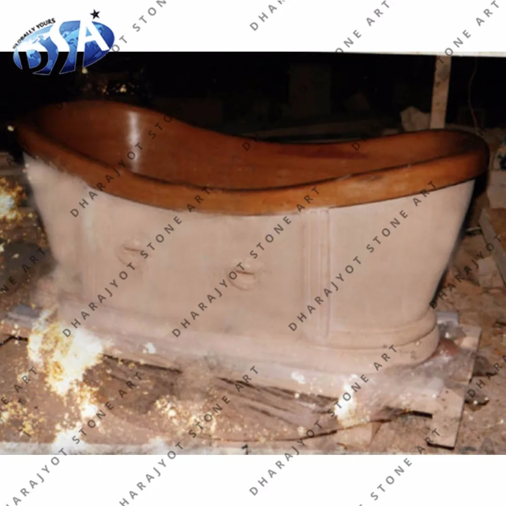 red granite polished oval asymmetric bathtubs