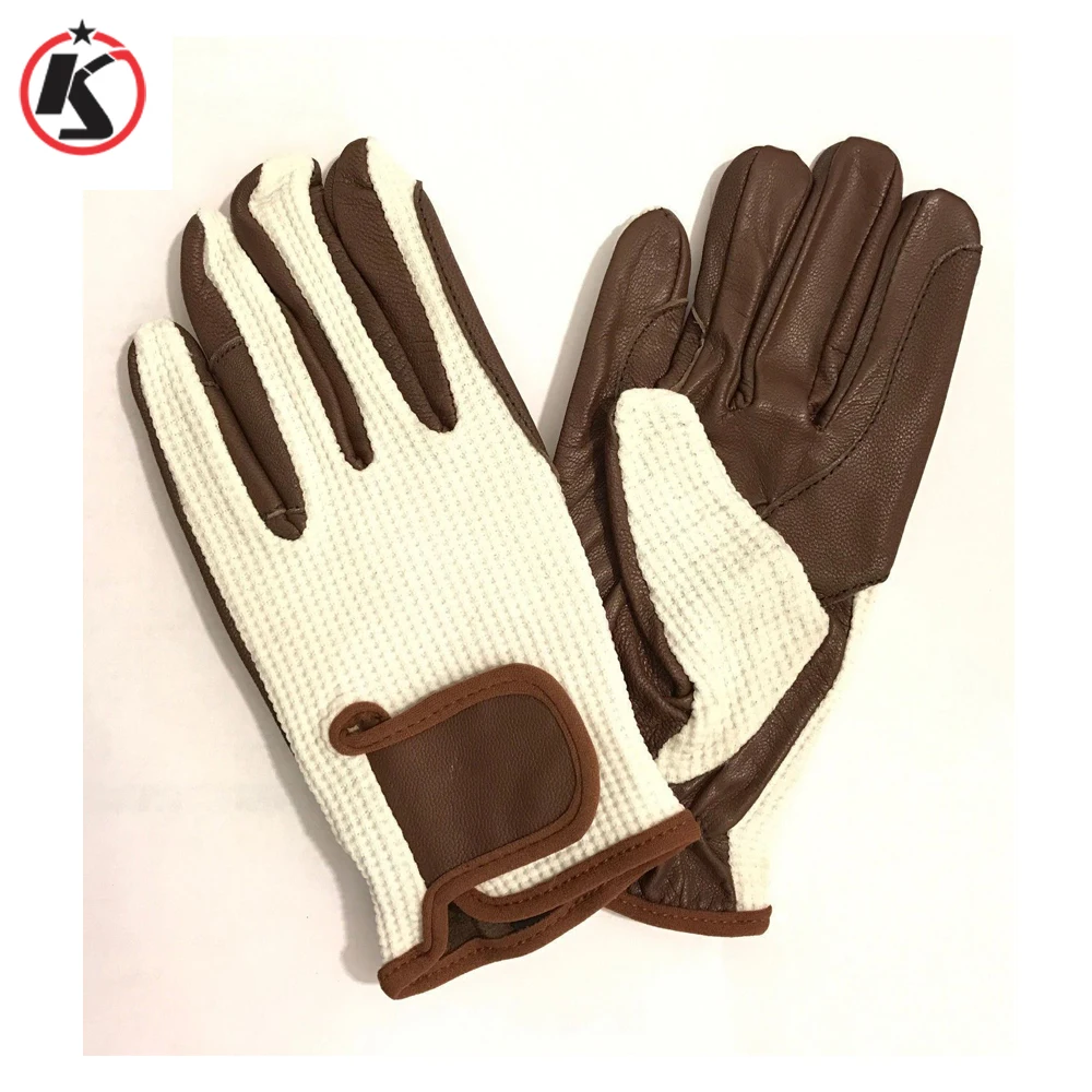 
Custom Leather Horse Riding Glove 