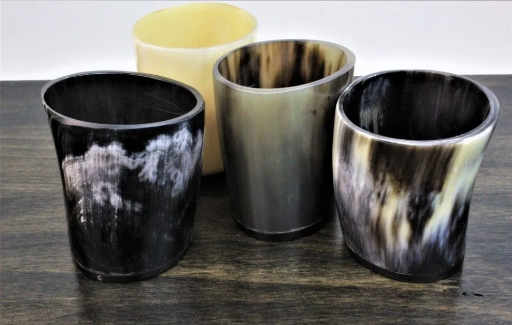 Authentic Viking Drinking Horn mug With Shot Beer Glass Cold Chocolate beer mead wine ale Tankard at low price by LUXURY CRAFTS