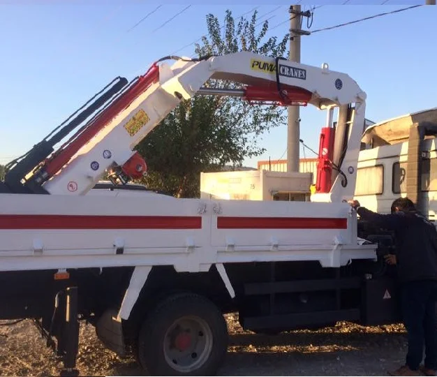 5 ton knuckle boom truck crane