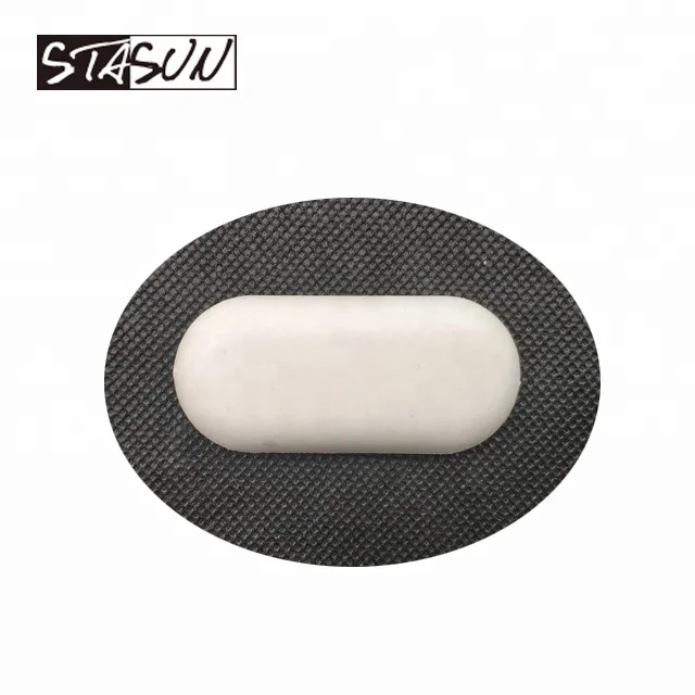 STASUN Customized Oval Shape TPR rubber White Pencil Eraser For School And Office