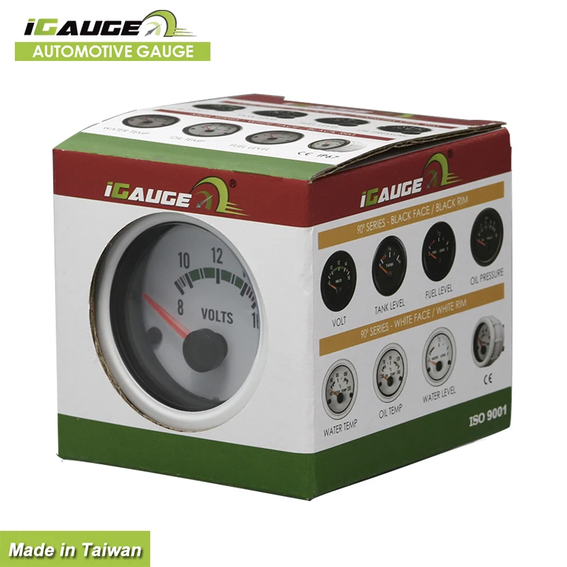 Combo Pointer High Quality ISO Auto Parts Oil Temp Gauge Temperature Meter