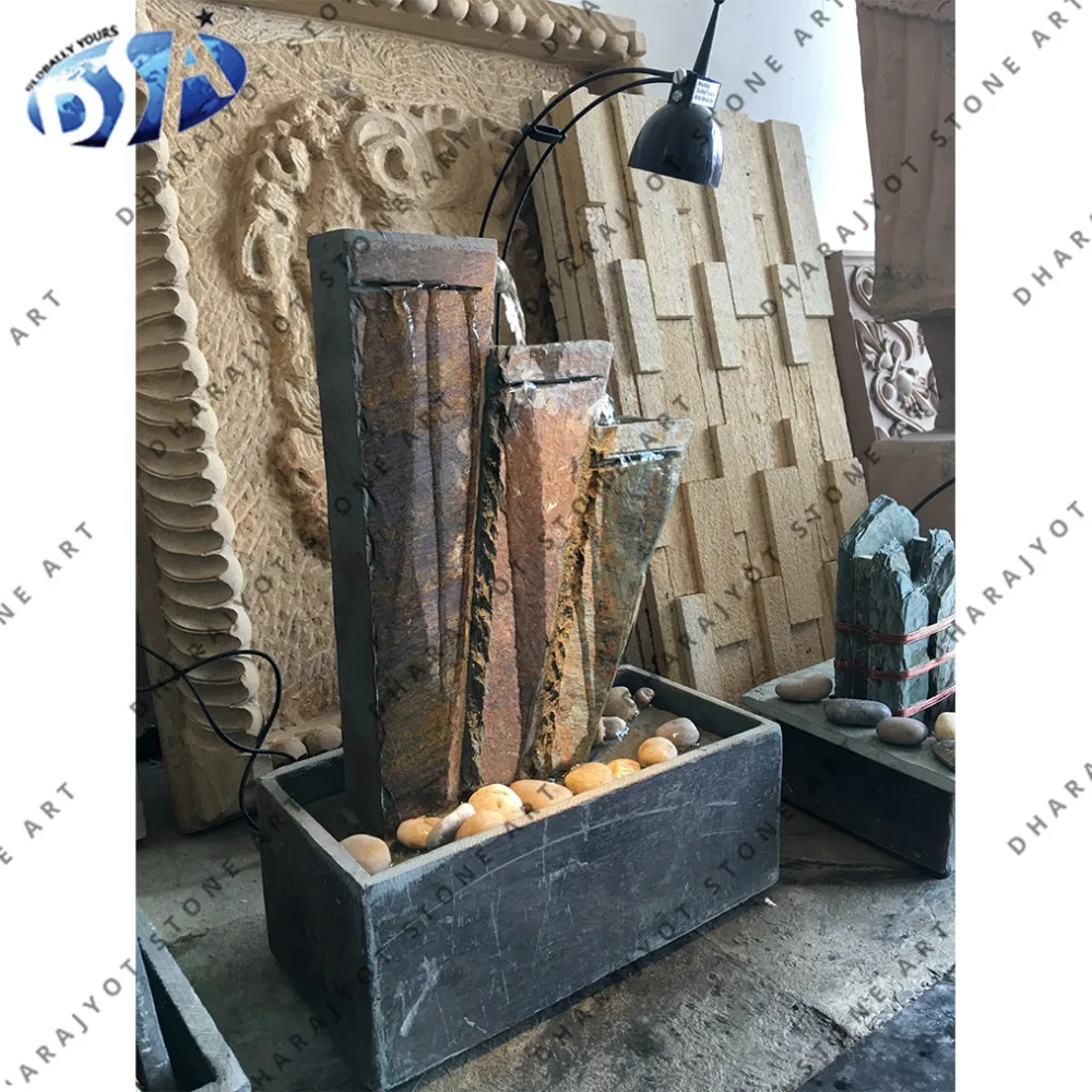 hazel slate fountain dancing fountain statue sculpture smooth finish and cheap rates and reasonable prices for  sales