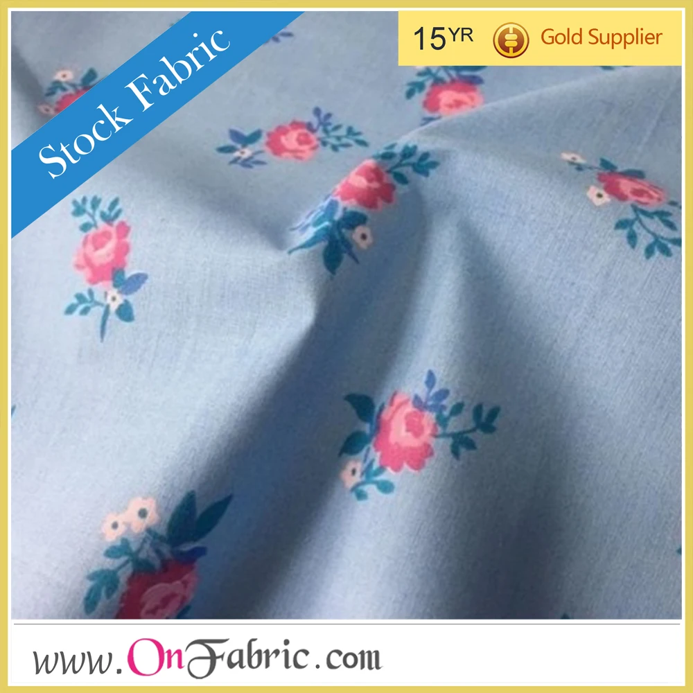 Cotton Calico Printed Remnant Fabric 7~8m per KG printing cotton