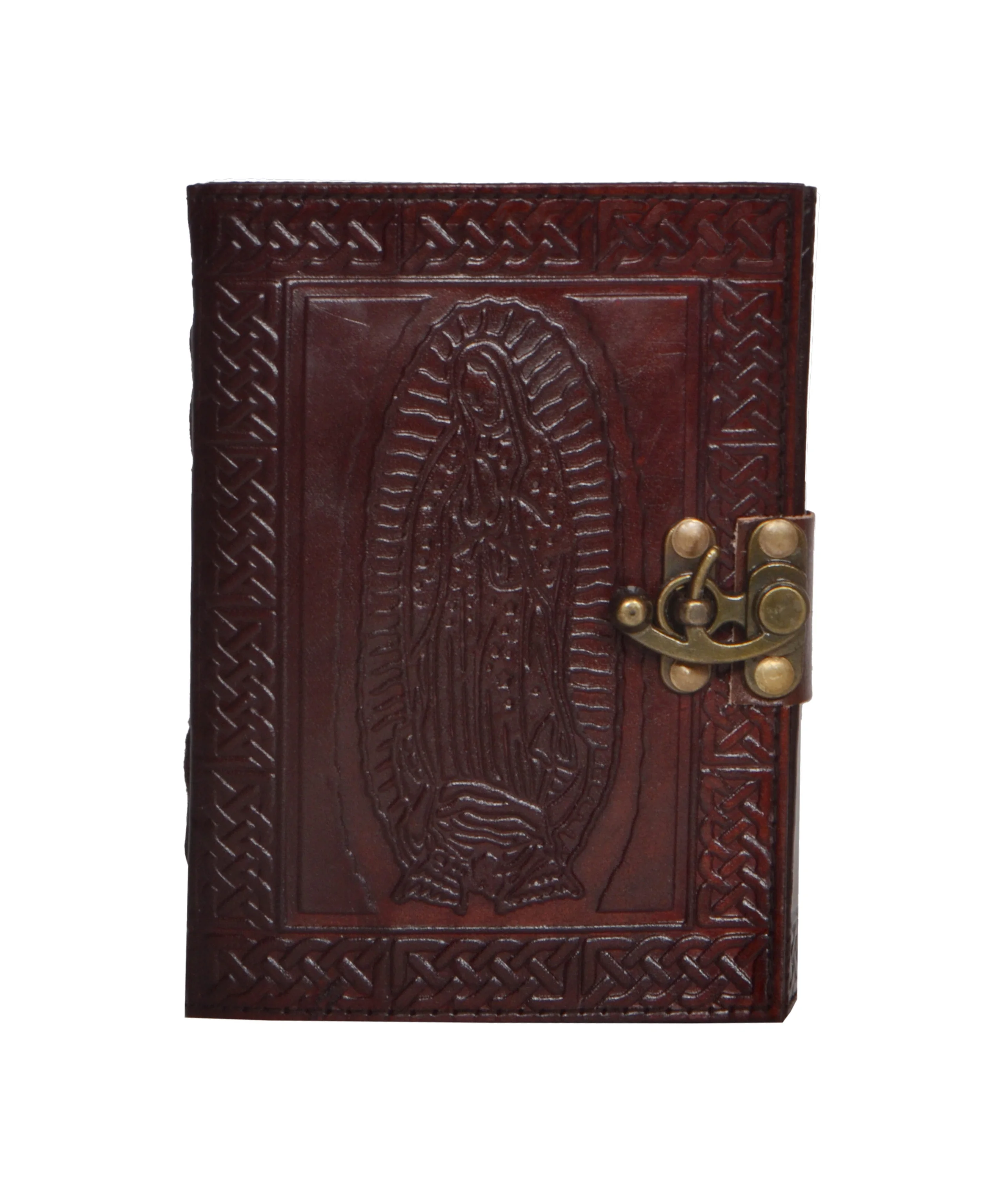 Mother Of Earth Printed Genuine Leather Journal Antique Handmade Paper A5 Notebook Diary Antique C Lock Writing Diary Sketchbook