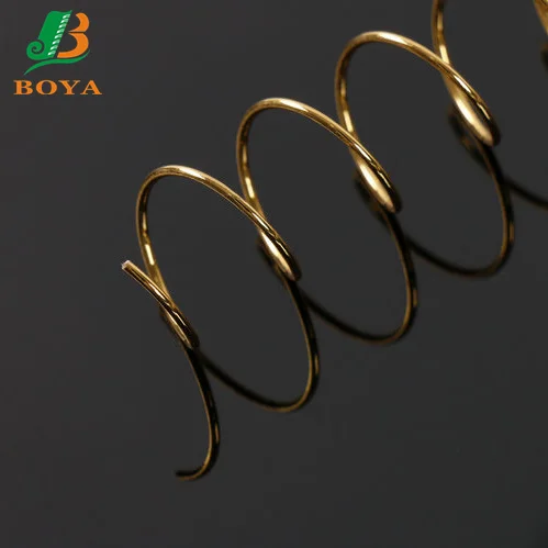 
Gold Color Single Metal Spiral Coil For Binding Book 