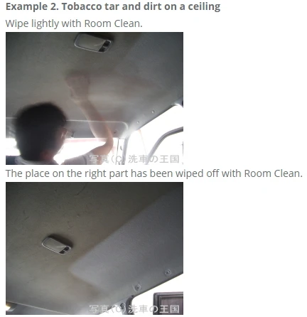 car interior spray wax ROOM WAX 18L for plastic and vinyl material by SENSHA