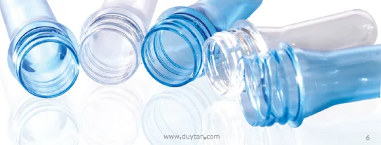 
water bottle PET Preform made from injection mold Duy Tan Plastic in Vietnam 