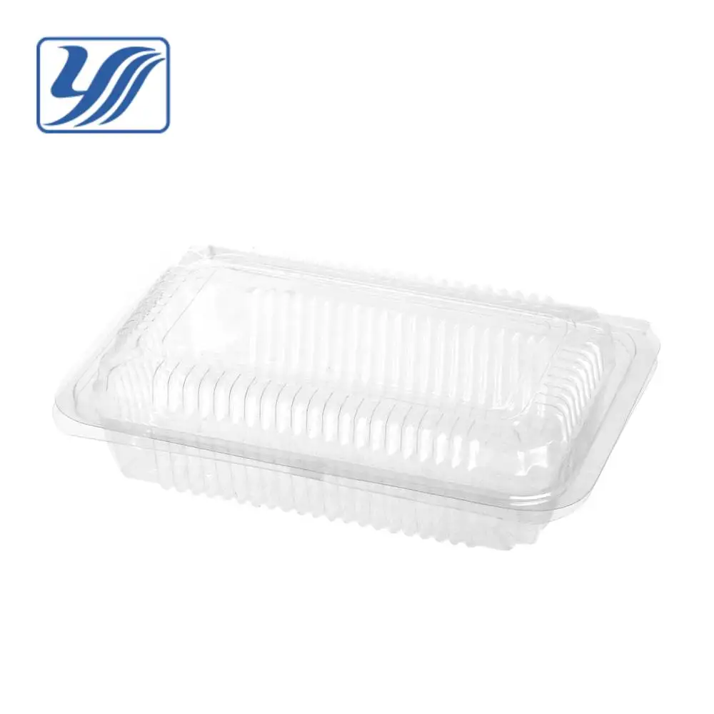 Disposable container plastic sushi to go box